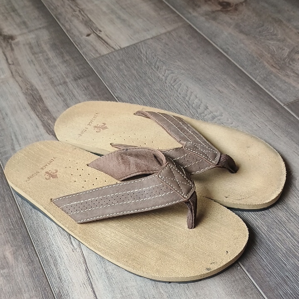 Casual Tan Flip Flop Sandals